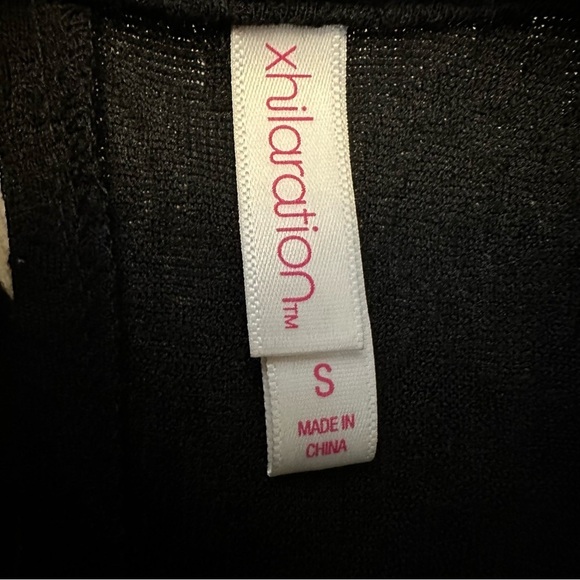 Xhilaration Black Brocade Mockneck Fit & Flare Mini Dress size S - Picture 3 of 8